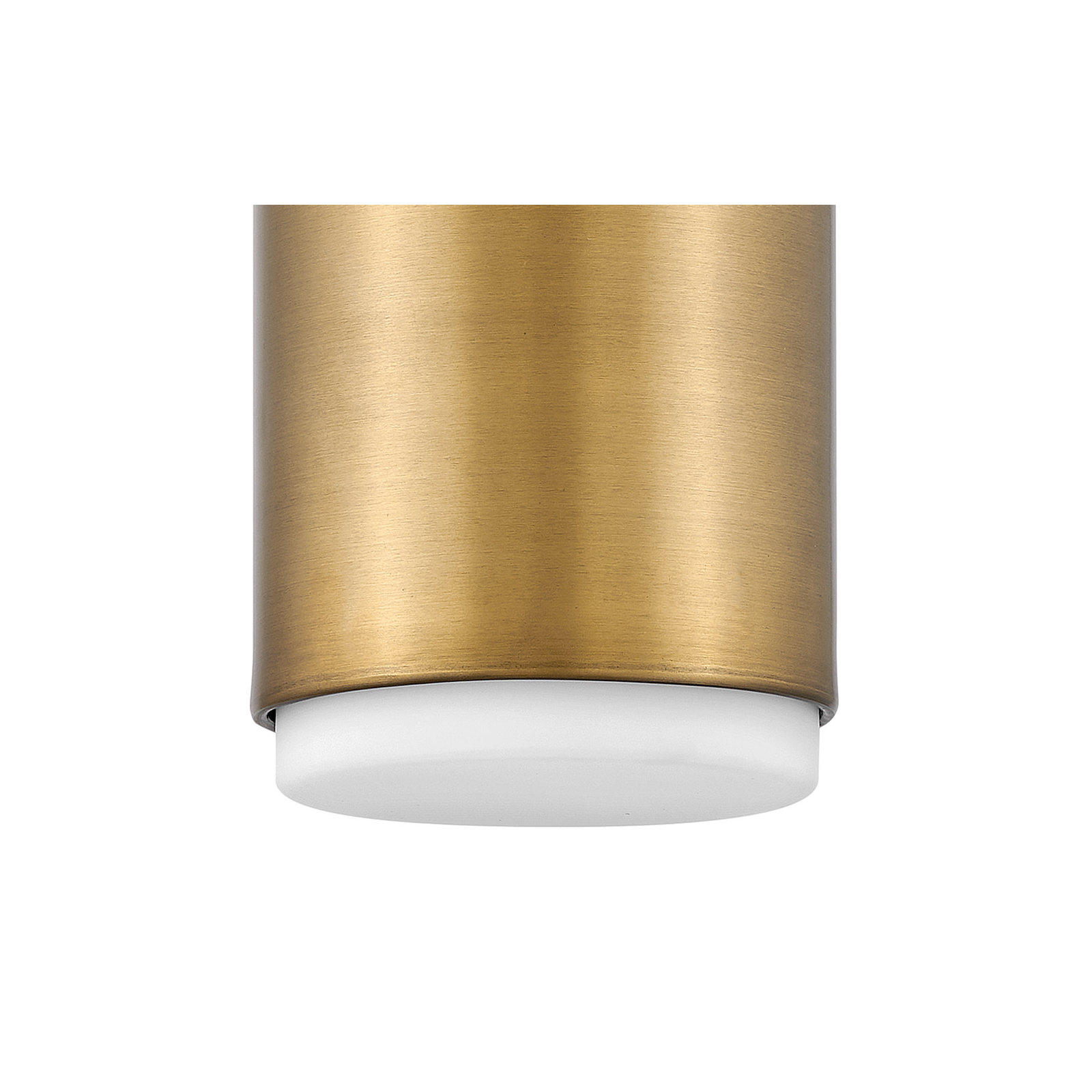 Fitzgerald Single Light Dimmable Flush Mounted Sconce, Lacquered Brass, Brass