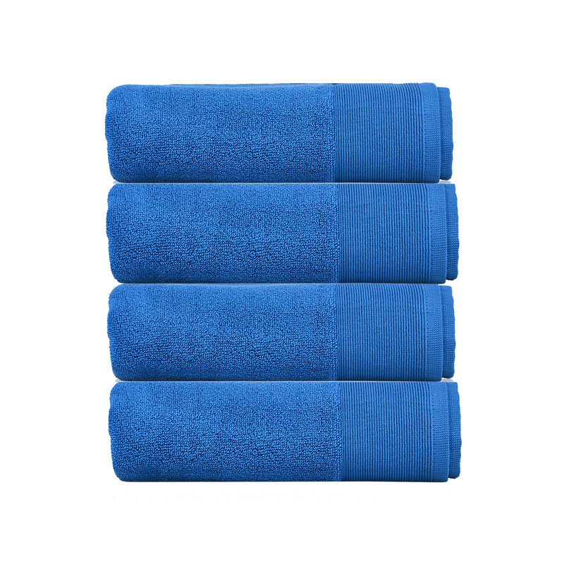 Hardeman Plush Bath Towel, Royal Blue