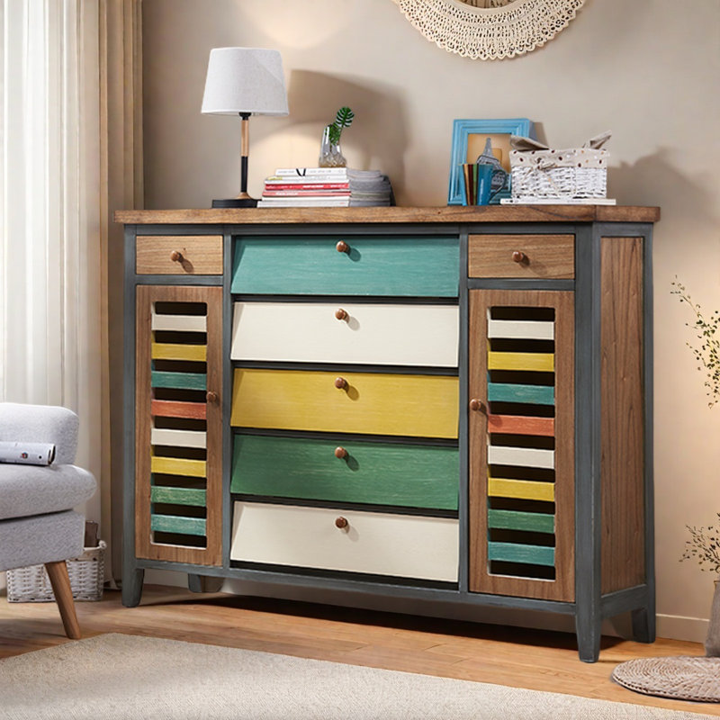 Armoire de rangement moderne pour chaussures en bois