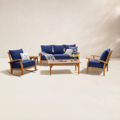 Caterina 5-Person Teak Patio Seating Group