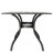 Copper-Decorated 68" Rectangle Cast Aluminum Patio Table Style Rectangular With Copper Finish, Made Of Aluminium