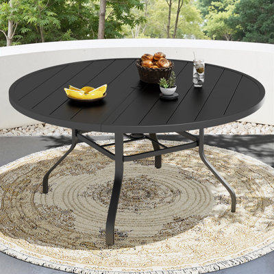 47'' Outdoor Round Metal Dining Table