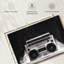 Boombox argenté Abarca 1980-107689072