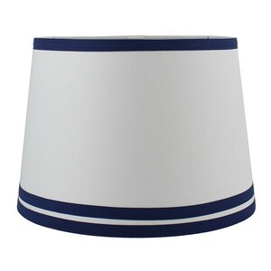 Cotton Empire Lamp Shade ( Spider ) in White/Navy