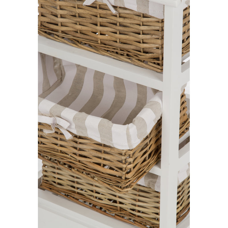 Sherree Solid Wood 38 cm W Chest of Drawers