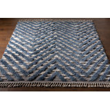 Vada Hand-Knotted Wool Blue/Ivory Area Rug