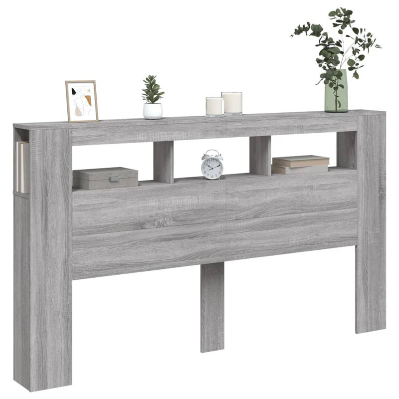 Nevio Headboard, 180 x 103.5 cm, Grey Sonoma