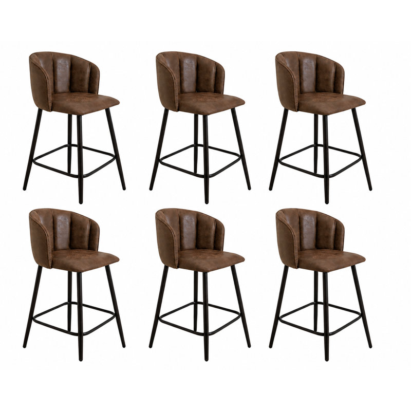 Tabouret 30 "Tamesis - ensemble de 6, 6, Bar Stool (30" Seat Height)