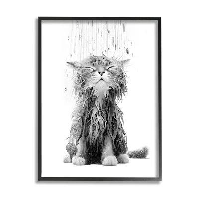 " Kitten Bathroom Splash " by Annalisa Latella