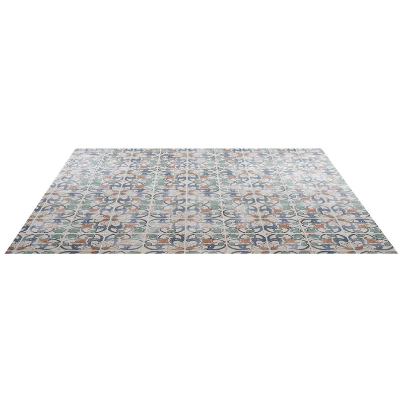 Paula Purroy Talia 5x5 Matte Ceramic Tile, Fiesta