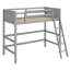 Lit mezzanine en bois avec échelle-1867699107