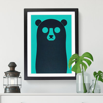 Bear Conceptual - Single Picture Frame Print