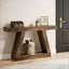 Table de canapé vintage à deux niveaux avec rangement (seulement avec table basse)