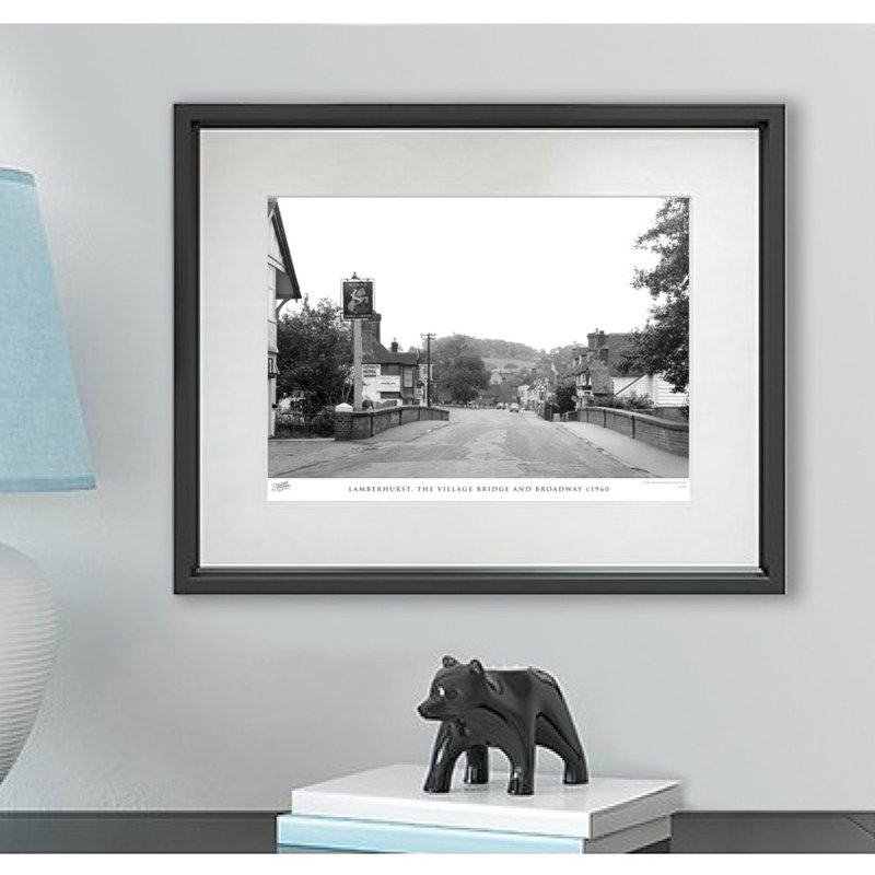 Lamberhurst, The Village Bridge And Broadway C1960 by Francis Frith - Single Picture Frame Print, 28cm H x 36cm W x 2.3cm D