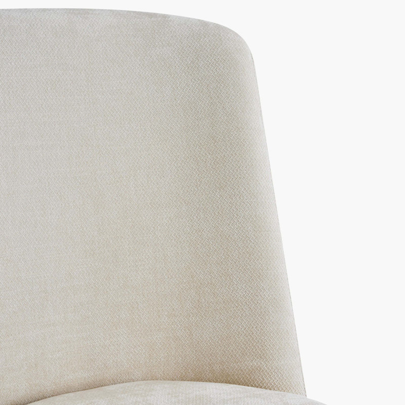 Chaises de salle à manger rembourrées Ember, Beige