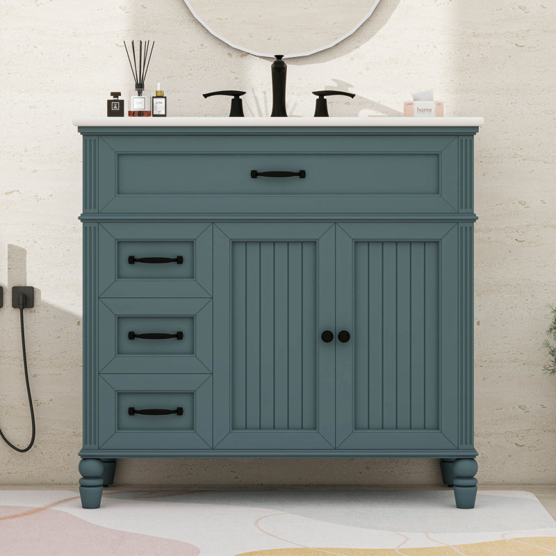 Meuble-lavabo 36 po avec lavabo et tiroirs 36 po