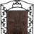 French Lily Polystone Outdoor Solar Wall Fountain with Battery Backup - Iron-1400205595