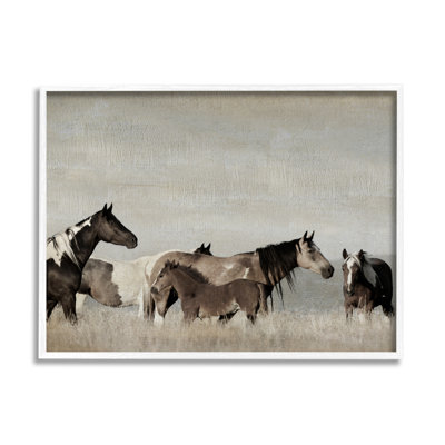 «Horse Family Poulains», photographie de Danita Delimont