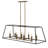 Burley Oak 8-Light Kitchen Island Linear Pendant-2081402092