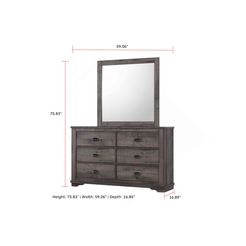 Meuble en bois 1Pc, Gris