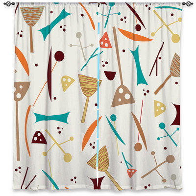Odle Geometric Room Darkening Curtain Panels (DSQ is set to 2)