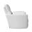 Fauteuil inclinable et oscillant pivotant couleur perle Peyton