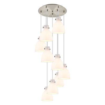 Luminaire suspendu grappe 9 lumières Amrith
