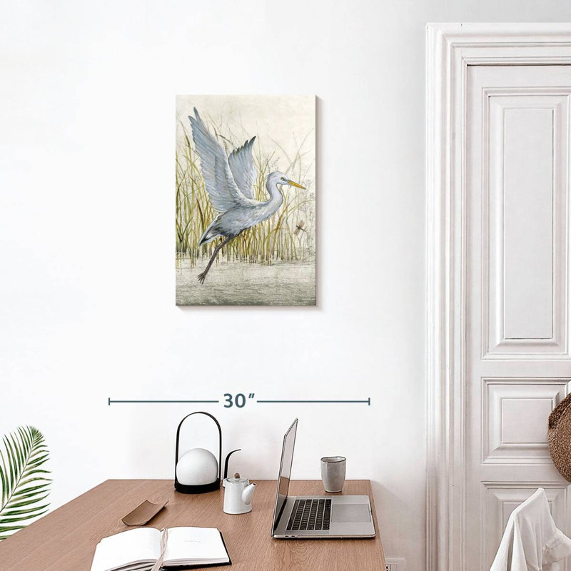 Brampt Heron Sanctuary I, 24" H x 16" W