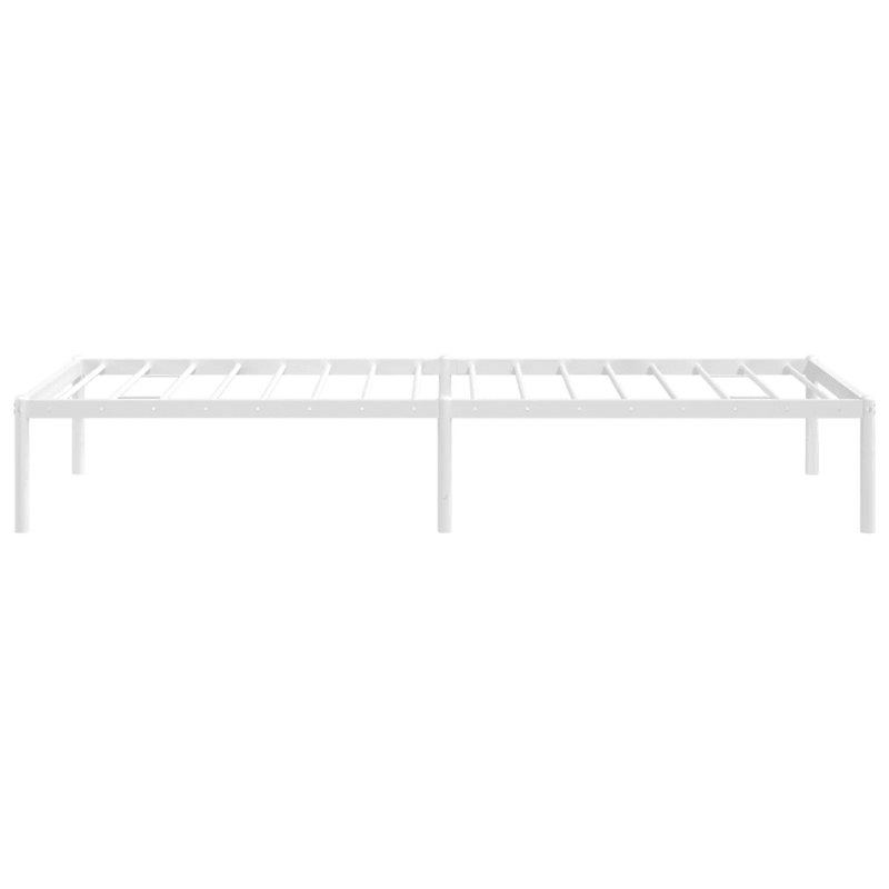 Metal Bed Frame White, Small Single (2'6)