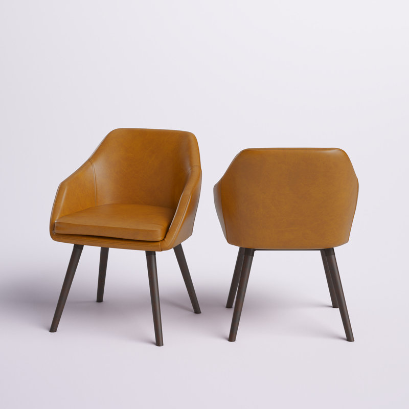 Carlana 19.5'' H Upholstered Beech Arm Chair