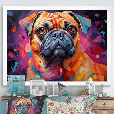 " Popart Pug Parade II " Print