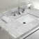 Edwardian Ceramic Rectangular Console Bathroom Sink with Overflow