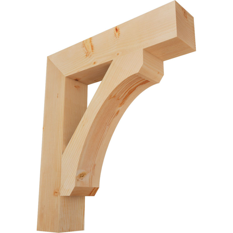 Support en bois rustique Legacy Block, Sapin de Douglas, Lisse, H 34 po x l 5,5 po x P 30 po