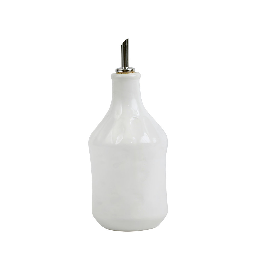 Pietra Serena 20oz. Ceramic Single Oil / Vinegar Cruet VIETRI