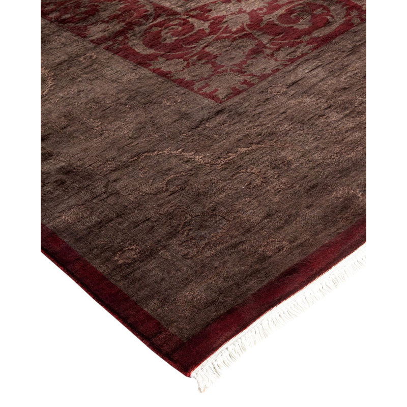 Yoland One-of-a-Kind 8' 1" X 10' 0" Hand Knotted Area Rug