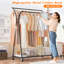 Portant à vêtements Madelein, support à vêtements robuste, support à vêtements avec roulettes-1679510367