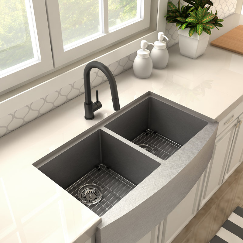 Robinet de cuisine ZLINE Dante, Noir mat