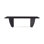Black solid wood rectangular desk