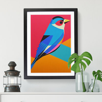 Bird Pop - Single Picture Frame Print