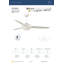 Stefanie 142cm Ceiling Fan with LED Lights