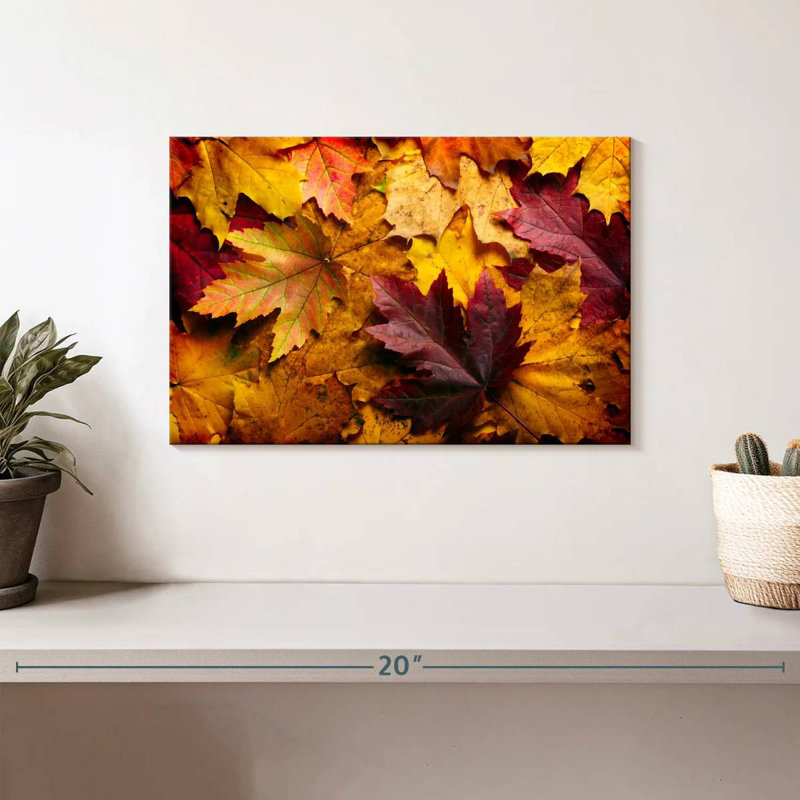 Feuilles d'automne Alvord, H 8 po x l 12 po