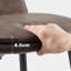 Karlin Upholstered Counter Stool with Metal Frame-1136766335