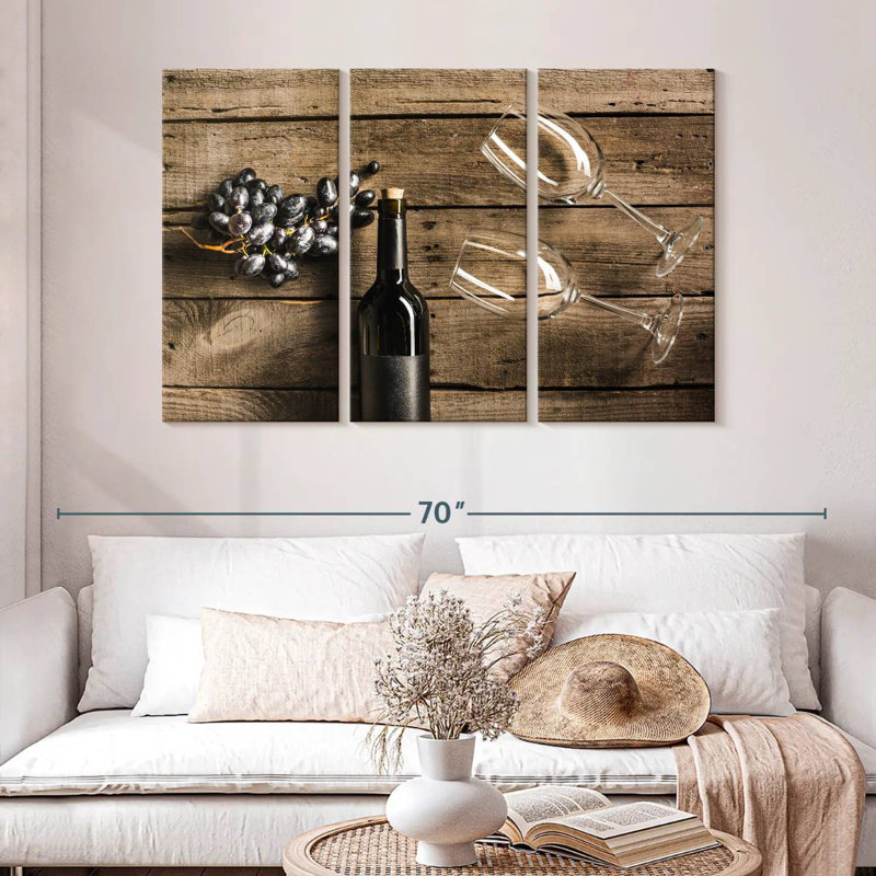 Yarlin Time For Wine, 32" H x 50" W