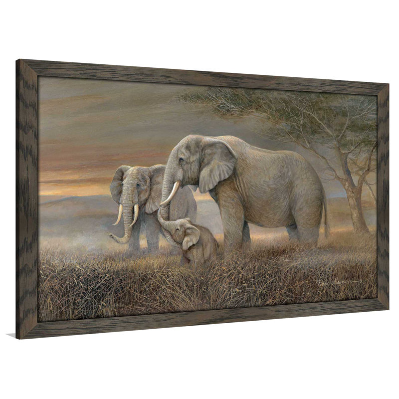 Gentle Giants par Ruane Manning - reproduction de cadre photo, H 21,5 po x l 27,5 po x P 0,75 po