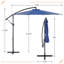 Parasol de patio en porte-à-faux 9,8 pi avec parasol 9 pi-1197595948