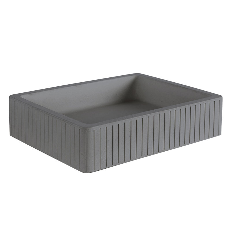 Newterra 19.62'' L Bathroom Sink, Slate