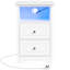 40cm W Manufactured Wood Bedside Table