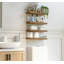 Tablettes flottantes pour rangement mural, ensemble de 4 présentoirs pour salle de bain, cuisine, salon, chambre à coucher, bureau, décoration et organisation-40856866