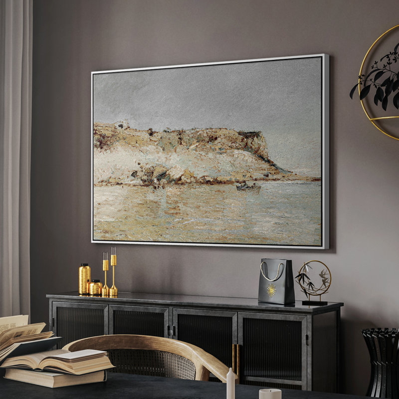 «Vintage Nautical Print-CLVI» sur, Blanc, H 17 po x l 25 po