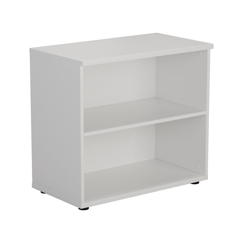 Buariki 73cm H x 80cm W Standard Bookcase, White